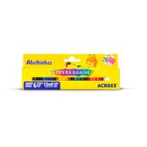 Kit Tempera Guache Acrilex Kit C/ 6 15 Ml Kit Tempera Guache Acrilex Kit C/ 6 15 Ml