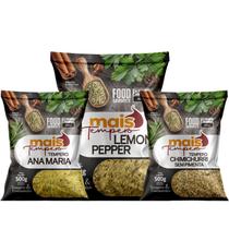 Kit Tempero Chimichurri Sem Pimenta, Ana Maria e Lemon Pepper 500g De Cada