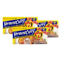Kit Tempero pronto Curry Karakuchi com Sabor Picante nível Forte Vermont 230 gramas 3x - Sakura