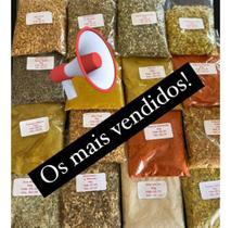 Kit temperos e condimentos c/ 8 un de 100g cada