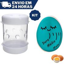 Kit Temporizador de Ovo E Descascador de Ovos Cozidos Timer - Clink