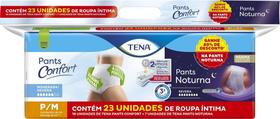 Kit Tena Roupa Íntima Confort P/M 16un + Roupa Íntima Noturna P/M 7un
