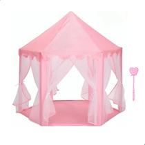 Kit Tenda Cabana Princesa Iluminada Luzes Led C/ Varinha Kit Tenda Cabana Princesa Iluminada Luzes Led C/ Varinha