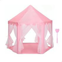 Kit Tenda Cabana Princesa Iluminada Luzes Led C/ Varinha Kit Tenda Cabana Princesa Iluminada Luzes Led C/ Varinha