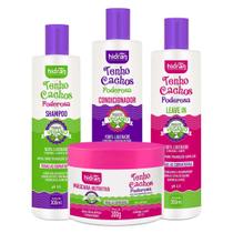 Kit Tenho Cachos Poderosa - Linha Vegana e Liberada para Cachos e Crespas Kit Tenho Cachos Poderosa - Linha Vegana e Liberada para Cachos e Crespas