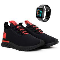 Kit Tênis Academia Masculino Esportivo Caminhada Olimp BF Shoes + Smartwatch Kit Tênis Academia Masculino Esportivo Caminhada Olimp BF Shoes + Smartwatch