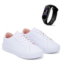 Kit Tênis Casual Feminino Soft Feet Leve e Macio + Relógio Touch Digital Kit Tênis Casual Feminino Soft Feet Leve e Macio + Relógio Touch Digital