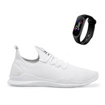 Kit Tênis Casual Masculino Cadarço Estiloso Confortável Dia a Dia e Relógio Digital Kit Tênis Casual Masculino Cadarço Estiloso Confortável Dia a Dia e Relógio Digital