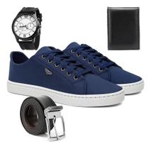 Kit Tênis Casual Masculino Cano Baixo Confort + Acessorios - SOLADOS BRAZIL