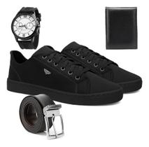 Kit Tênis Casual Masculino Cano Baixo Confort + Acessorios - SOLADOS BRAZIL Kit Tênis Casual Masculino Cano Baixo Confort + Acessorios - SOLADOS BRAZIL