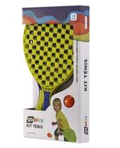 Kit Tênis com 2 Raquetes e Bolinha - Multikids