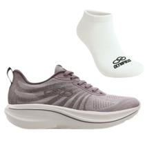 Kit Tênis de Academia Feminino Olympikus Bruma E Meia Kit Tênis de Academia Feminino Olympikus Bruma E Meia