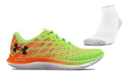 Kit Tênis de Corrida Flow Velociti Wind 2 + Meia Under Armour