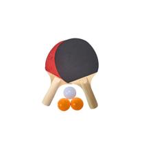 Kit Tênis de Mesa - 2 Raquetas + 3 Bolinhas