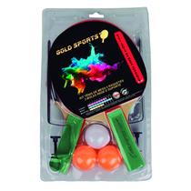 Kit tênis de Mesa Gold Sports Advance - 2 raques 3 bolas rede e suporte Kit tênis de Mesa Gold Sports Advance - 2 raques 3 bolas rede e suporte
