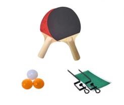 Kit Tênis De Mesa Ping Pong 2 Raquetes 3 Bolinhas C/ Rede Kit Tênis De Mesa Ping Pong 2 Raquetes 3 Bolinhas C/ Rede