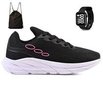 Kit Tenis Esportivo Unissex Academia + Mochila Bag e Relogio