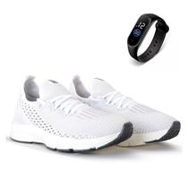 Kit Tênis Feminino Academia Caminhada Treino Malhar Musculação + Relógio BF Shoes