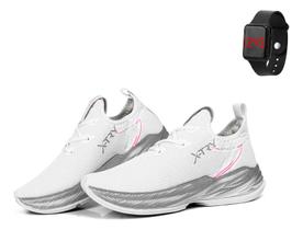Kit Tênis Feminino Academia Premium Casual + Relogio Digital Kit Tênis Feminino Academia Premium Casual + Relogio Digital