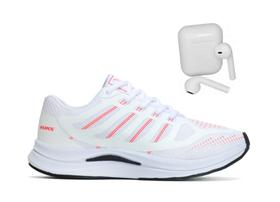 Kit Tênis Feminino Caminhada Academia + Fone Esportivo