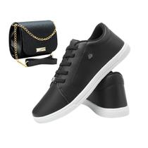 Kit Tenis Feminino Casual Com Bolsa Documentos Kit Tenis Feminino Casual Com Bolsa Documentos