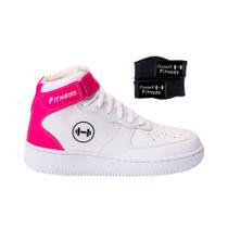 Kit Tênis Feminino Fitness E Luva Para Treino Musculação