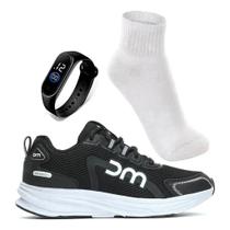 Kit Tênis Feminino Masculino Esportivo Exercício Funcional Caminhada Corrida Relógio + Meia Kit Tênis Feminino Masculino Esportivo Exercício Funcional Caminhada Corrida Relógio + Meia