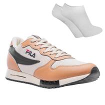 Kit Tênis Fila Euro Jogger Sport Masculino + Par de Meia Kit Tênis Fila Euro Jogger Sport Masculino + Par de Meia