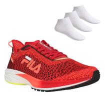 Kit Tênis Fila KR6 Feminino + 3 Pares de Meias