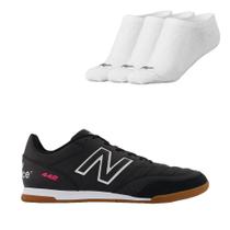 Kit Tênis Futsal New Balance 442 V2 Masculino + 3 Pares Meia New Balance