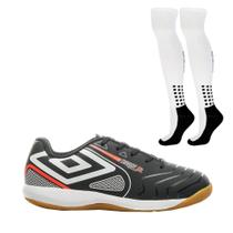 Kit Tênis Futsal Umbro Pro 5 Jr. + Meião Penalty Matix Juvenil 33 - 38