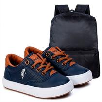 Kit Tenis Infantil Casual Dia a Dia Mochila Espaçosa Volta as Aulas Dia das Crianças Kit Tenis Infantil Casual Dia a Dia Mochila Espaçosa Volta as Aulas Dia das Crianças