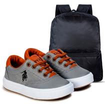 Kit Tenis Infantil Casual Dia a Dia Mochila Espaçosa Volta as Aulas Dia das Crianças Kit Tenis Infantil Casual Dia a Dia Mochila Espaçosa Volta as Aulas Dia das Crianças