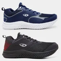 Kit Tênis Kurz Impacto 2 Pares Masculino