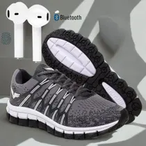 Kit Tênis Masculino Antiderrapante Forrado + Fone I12touch Bluetooth Kit Tênis Masculino Antiderrapante Forrado + Fone I12touch Bluetooth