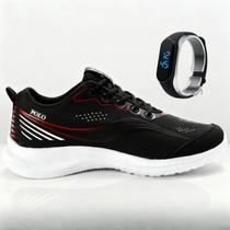 Kit Tênis Masculino Corrida Caminhada + Relógio Digital Esportivo Confortável