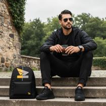 Kit Tenis masculino esporte estilo running confortável mochila casual relógio digital