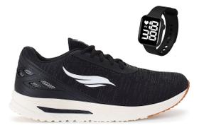 Kit Tênis Masculino Esportivo Corrida Academia + Relógio