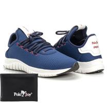 Kit Tênis Masculino Runner Polo Joy Sport Com Carteira