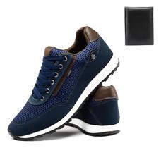 Kit Tênis Masculino Sapatenis Casual Jogger Sport + Carteira Kit Tênis Masculino Sapatenis Casual Jogger Sport + Carteira