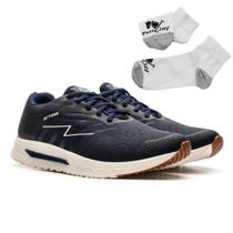 Kit Tênis + Meia Masculino Action Street Corrida Macio