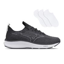 Kit Tênis Mizuno Cool Ride 2 Masculino + 3 Pares de Meias