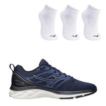 Kit Tênis Mizuno Space 3 Masculino + 3 Pares Meia Mizuno Kit Tênis Mizuno Space 3 Masculino + 3 Pares Meia Mizuno