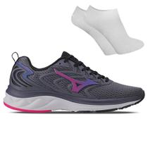 Kit Tênis Mizuno Space 4 Feminino + Par de Meia