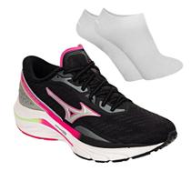 Kit Tênis Mizuno Wave Interceptor Feminino + Meia