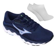 Kit Tênis Mizuno Wave Way 4 Masculino + Par de Meia