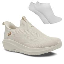 Kit Tênis Olympikus Intuit Feminino + Par De Meia Kit Tênis Olympikus Intuit Feminino + Par De Meia