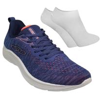 Kit Tênis Olympikus NYX Feminino + Par de Meia Kit Tênis Olympikus NYX Feminino + Par de Meia