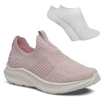 Kit Tênis Olympikus Ultraleve Feminino + Par De Meias Kit Tênis Olympikus Ultraleve Feminino + Par De Meias