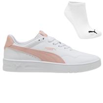 Kit Tênis Puma Court Lally e Meia Kit Tênis Puma Court Lally e Meia